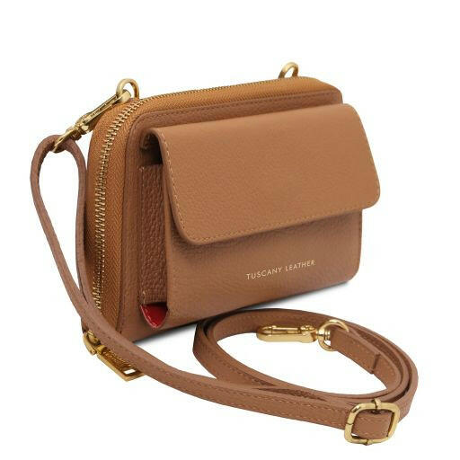 Urania - Leather Wallet/Phone Holder With Strap (TL142433) - Image 8