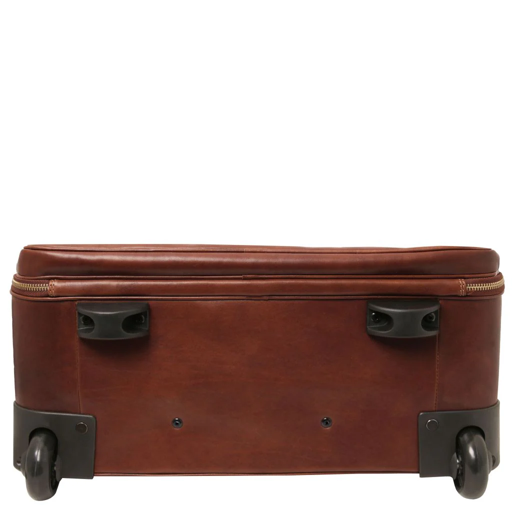 Varsavia - Leather Pilot Case With Two Wheels (TL141888) - Image 5