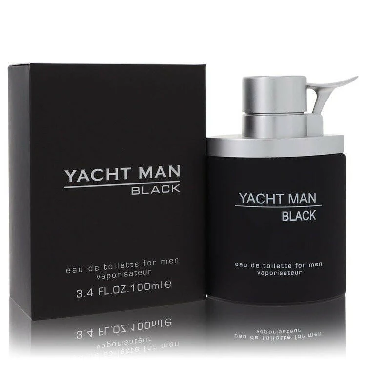 Yacht Man Black Eau De Toilette Spray By Myrurgia - 3.4 oz