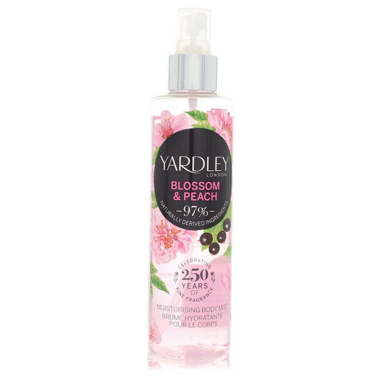 Yardley Blossom & Peach Moisturizing Body Mist By Yardley London - 6.8 oz