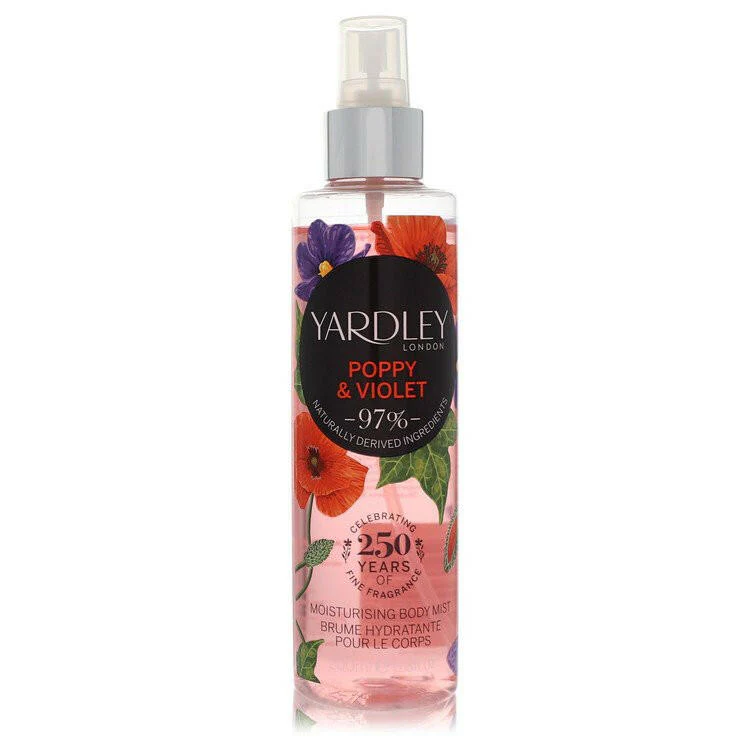 Yardley Poppy & Violet Body Mist By Yardley London - 6.8 oz